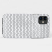 Coques Case-Mate iPhone Rainy Sky Grey Chevron Motif (Dos (Horizontal))