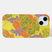 COQUES Case-Mate iPhone RAISINS, VIGNES DE CÉRÉALES, ORANGE JAUNE VIERGE V (Verso (horizontal))