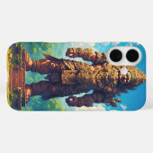 Coques Case-Mate iPhone “Raksasa Nusantara” (Géant de l'Archipel) (Verso (horizontal))