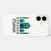 Coques Case-Mate iPhone Ramadan Mubarak Mosque Crescent Art (Verso (horizontal))