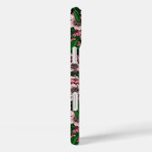 Coques Case-Mate iPhone Rameaux bleus dans le cerisier en fleurs en vert (Verso / Droite)