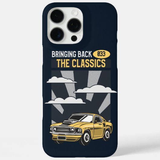 Coques Case-Mate iPhone Ramenez la voiture classique Retro Muscle (Verso)