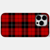 Coques Case-Mate iPhone Ramsay tartan rouge noir plaid (Verso (horizontal))