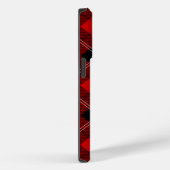 Coques Case-Mate iPhone Ramsay tartan rouge noir plaid (Verso / Droite)