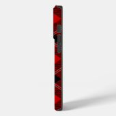 Coques Case-Mate iPhone Ramsay tartan rouge noir plaid (Verso / Gauche)