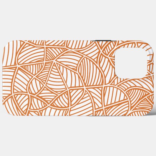 Coques Case-Mate iPhone Random Leaf Mosaic (Verso (horizontal))