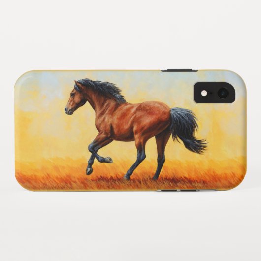Coques Case-Mate iPhone Randonnée à cheval de la baie (Dos (Horizontal))