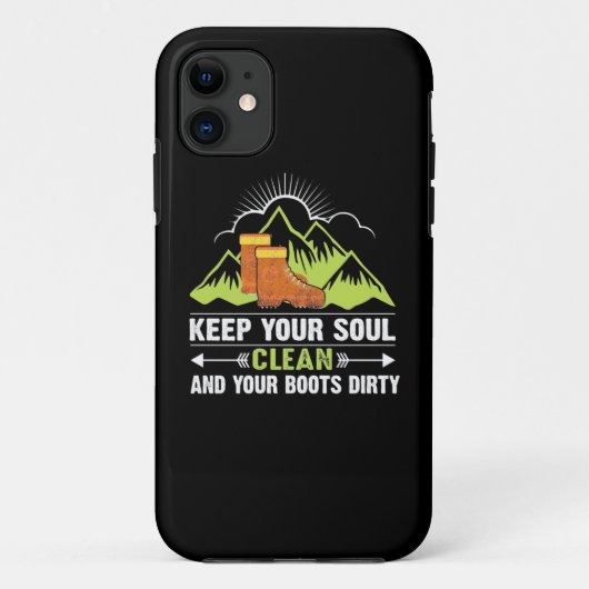 Coques Case-Mate iPhone Randonnée Gardez votre âme propre (Dos)