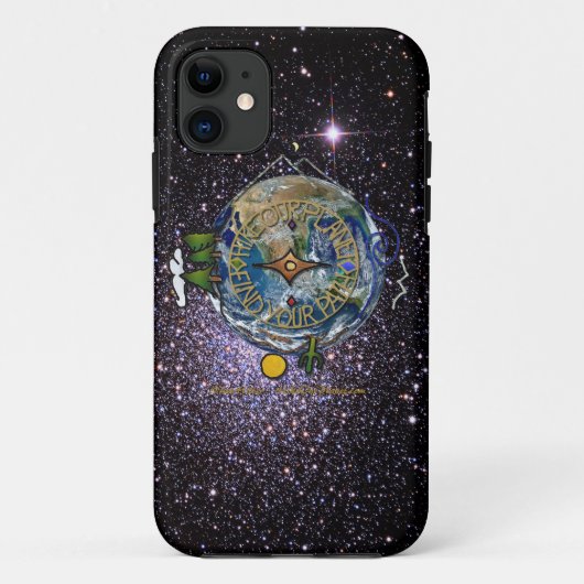 Coques Case-Mate iPhone Randonnée Notre Planète Hiker's Soul Compass Space (Dos)