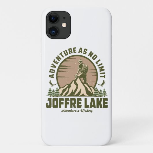 Coques Case-Mate iPhone Randonnée Rétro du lac Joffre (Dos)