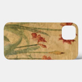 Coques Case-Mate iPhone Rangée d'amaryllis rouge (Verso (horizontal))