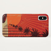 Coques Case-Mate iPhone Rangée de palmier (Dos (Horizontal))
