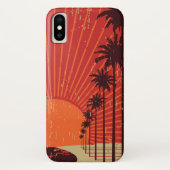 Coques Case-Mate iPhone Rangée de palmier (Dos)