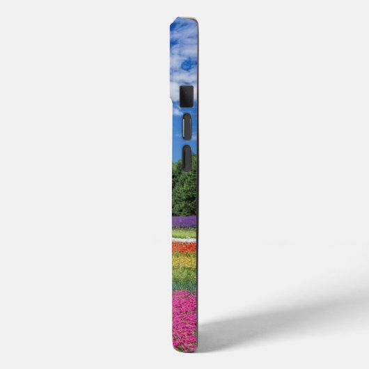 Coques Case-Mate iPhone Rangées de fleurs de champ d'été (Verso / Gauche)
