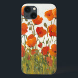 iPhone 13 Coque Rangées des pavots I<br><div class="desc">Floral</div>