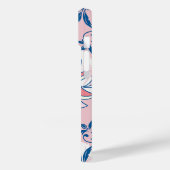 Coques Case-Mate iPhone Rangoli bleu et rose (Verso / Gauche)