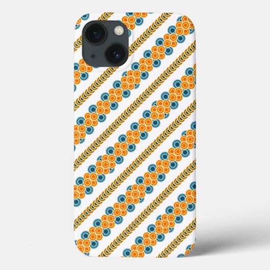 Coques Case-Mate iPhone rangs de cercle des années 70 (Verso)