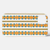 Coques Case-Mate iPhone rangs de cercle des années 70 (Verso (horizontal))