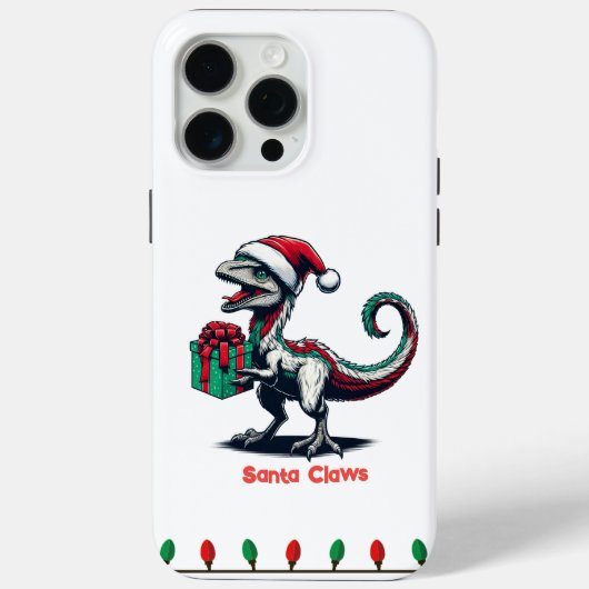 Coques Case-Mate iPhone rapace de Noël Santa hat (Verso)