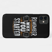 Coques Case-Mate iPhone Rappelez-vous pourquoi vous avez commencé (Dos (Horizontal))