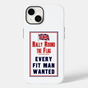 Coque Pour iPhone 14 Rassemblement Autour Du Drapeau ~ Chaque Fit Homme
