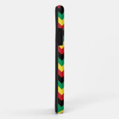 Coques Case-Mate iPhone Rastafarian Chevron (Dos/Droite)