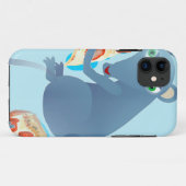 Coques Case-Mate iPhone rat à pizza (Dos (Horizontal))