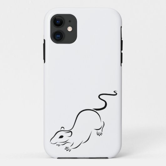 Coques Case-Mate iPhone Rat d'encre (Dos)