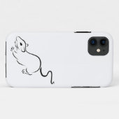 Coques Case-Mate iPhone Rat d'encre (Dos (Horizontal))