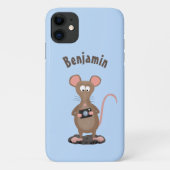 Coques Case-Mate iPhone Rat drôle avec dessin animé de la caméra (Dos)