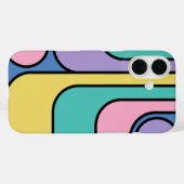 Coques Case-Mate iPhone Rationalisation Moderne Style rétro Design géométr (Verso (horizontal))