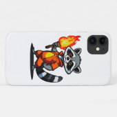 Coques Case-Mate iPhone Raton laveur avec torche (Dos (Horizontal))