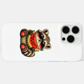 Coques Case-Mate iPhone Raton laveur mignon avec pastèque (Verso (horizontal))