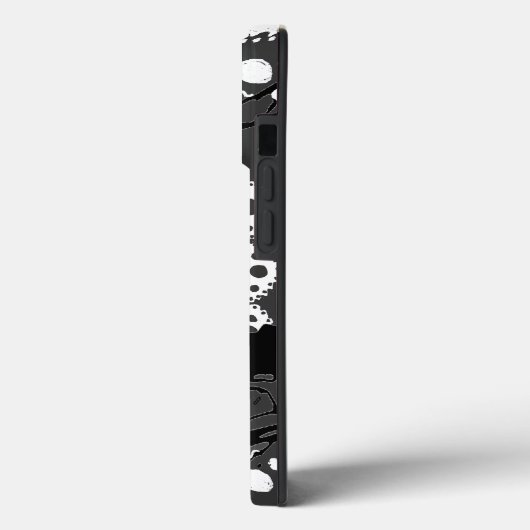 Coques Case-Mate iPhone Raven Lace B & W (Verso / Gauche)