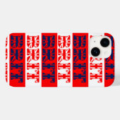 Coques Case-Mate iPhone Rayé "Brit" marqué (Verso (horizontal))