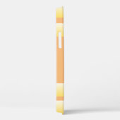 Coques Case-Mate iPhone Rayon jaune monogramme (Verso / Droite)