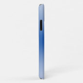 Coques Case-Mate iPhone Rayon métallique bleu (Dos/Droite)