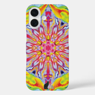 Coques iPhone 16 Rayons Kaléidoscope