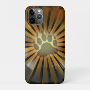 Coque iPhone 11 Pro Rayons lumineux ours drapeau de la fierté ours pat