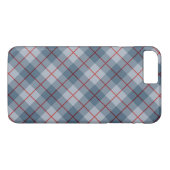 Coques Case-Mate iPhone Rayure Bleu-Rouge de plaid polarisé (Dos (Horizontal))
