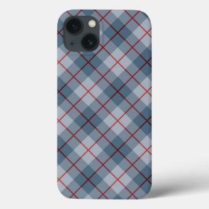 Case-Mate iPhone Case Rayure Bleu-Rouge de plaid polarisé