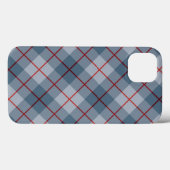 Coques Case-Mate iPhone Rayure Bleu-Rouge de plaid polarisé (Verso (horizontal))