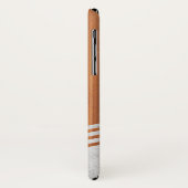 Coques Case-Mate iPhone Rayure en bois de ciment de Spartans d'état de San (Dos/Gauche)