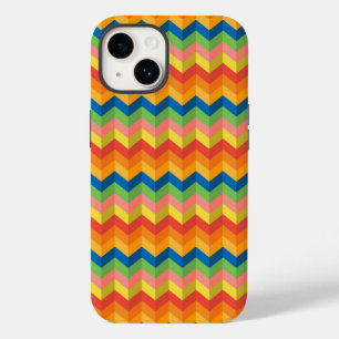 Coque Pour iPhone 14 rayure en zigzag