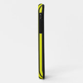Coques Case-Mate iPhone 💛 Rayure jaune gras Rythme ⚡ Moderne Vertical (Dos/Gauche)