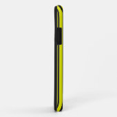 Coques Case-Mate iPhone 💛 Rayure jaune gras Rythme ⚡ Moderne Vertical (Dos/Droite)