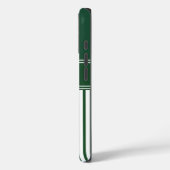 Coques Case-Mate iPhone Rayure verte de l'Ohio (Verso / Gauche)
