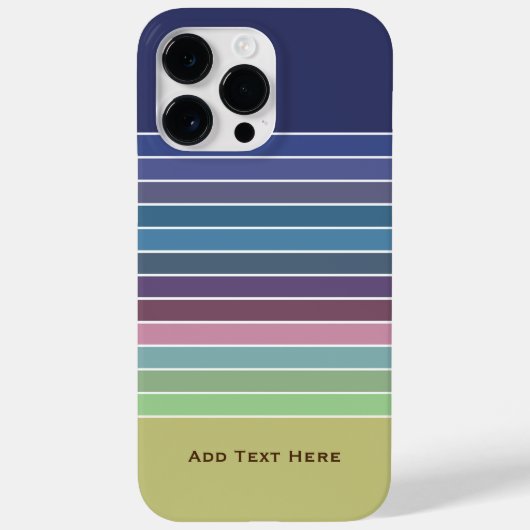 Coques Case-Mate iPhone Rayures arc-en-ciel (Verso)