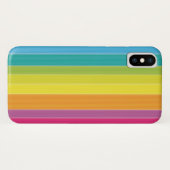 Coques Case-Mate iPhone Rayures arc-en-ciel (Dos (Horizontal))