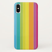 Coques Case-Mate iPhone Rayures arc-en-ciel (Dos)